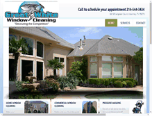 Tablet Screenshot of greatwhitewindowcleaning.com